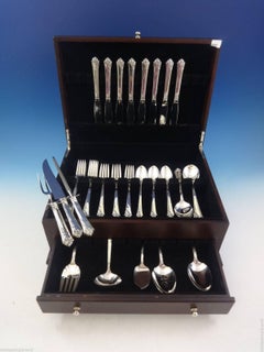 Damask Rose by Oneida Sterling Silver Flatware Set for 8 Service 48 Pieces