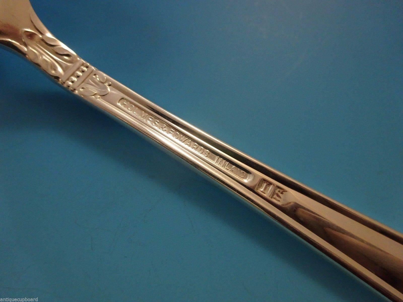 Danish Princess by Holmes & Edwards Silver Plate Flatware Set 12 Service 78 Pcs In Excellent Condition In Big Bend, WI