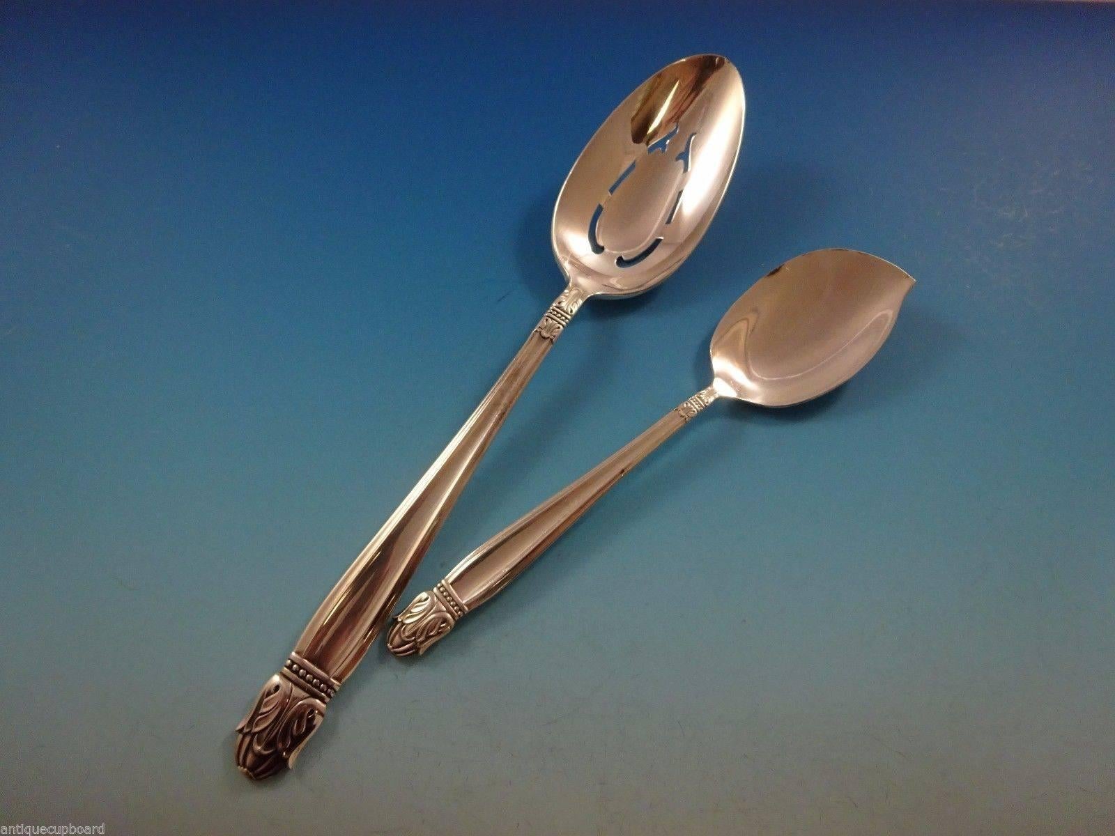 Danish Princess by Holmes & Edwards Silver Plate Flatware Set 12 Service 78 Pcs 2