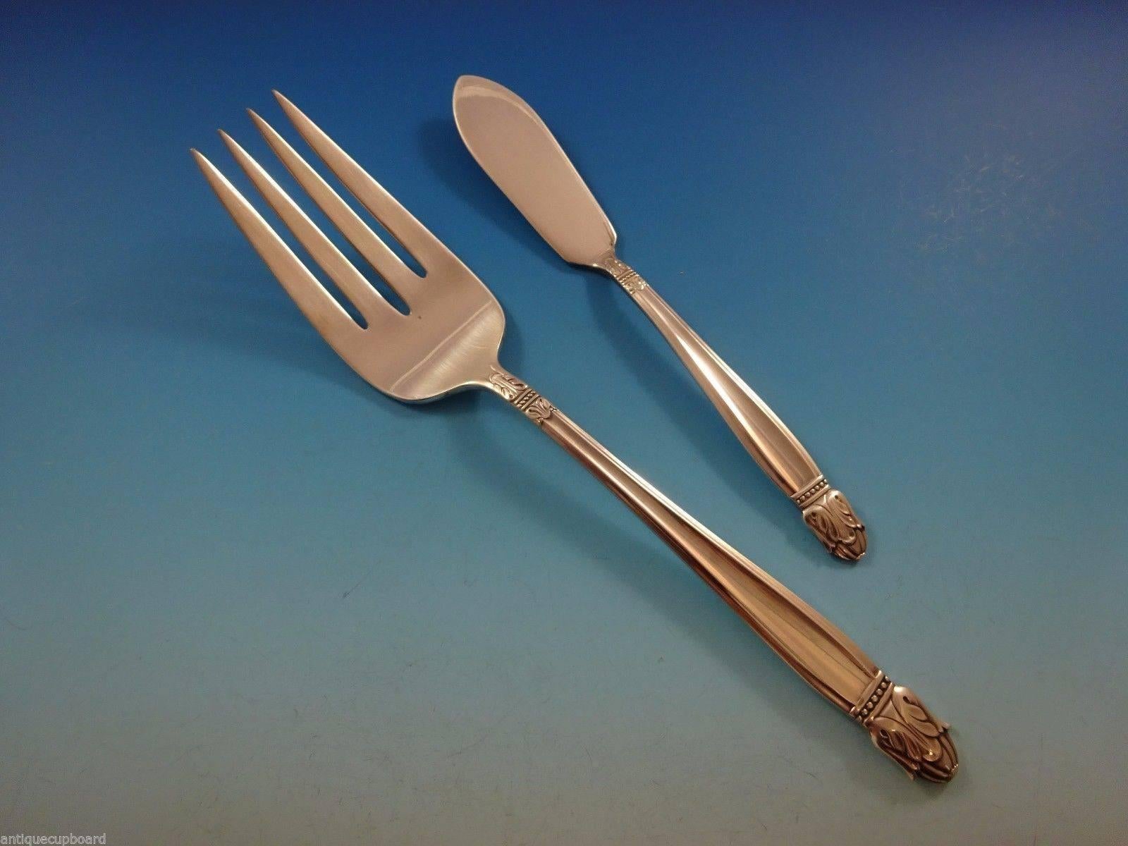 Danish Princess by Holmes & Edwards Silver Plate Flatware Set 12 Service 78 Pcs 3