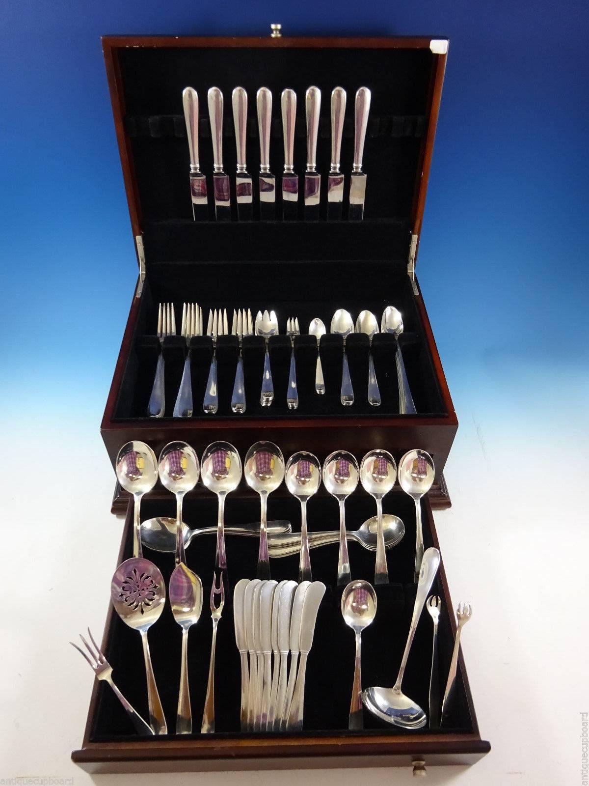 Dolly Madison by Gorham Sterling Silver Flatware Service for 8 Set 93 Pieces In Excellent Condition In Big Bend, WI