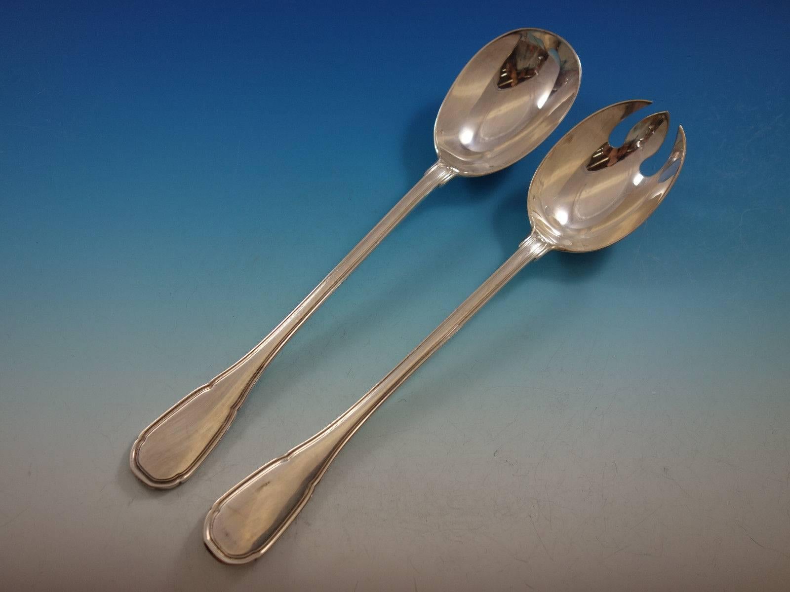 Duquesne by Puiforcat French Sterling Silver Flatware Set for 12 Service 93 Pcs 1