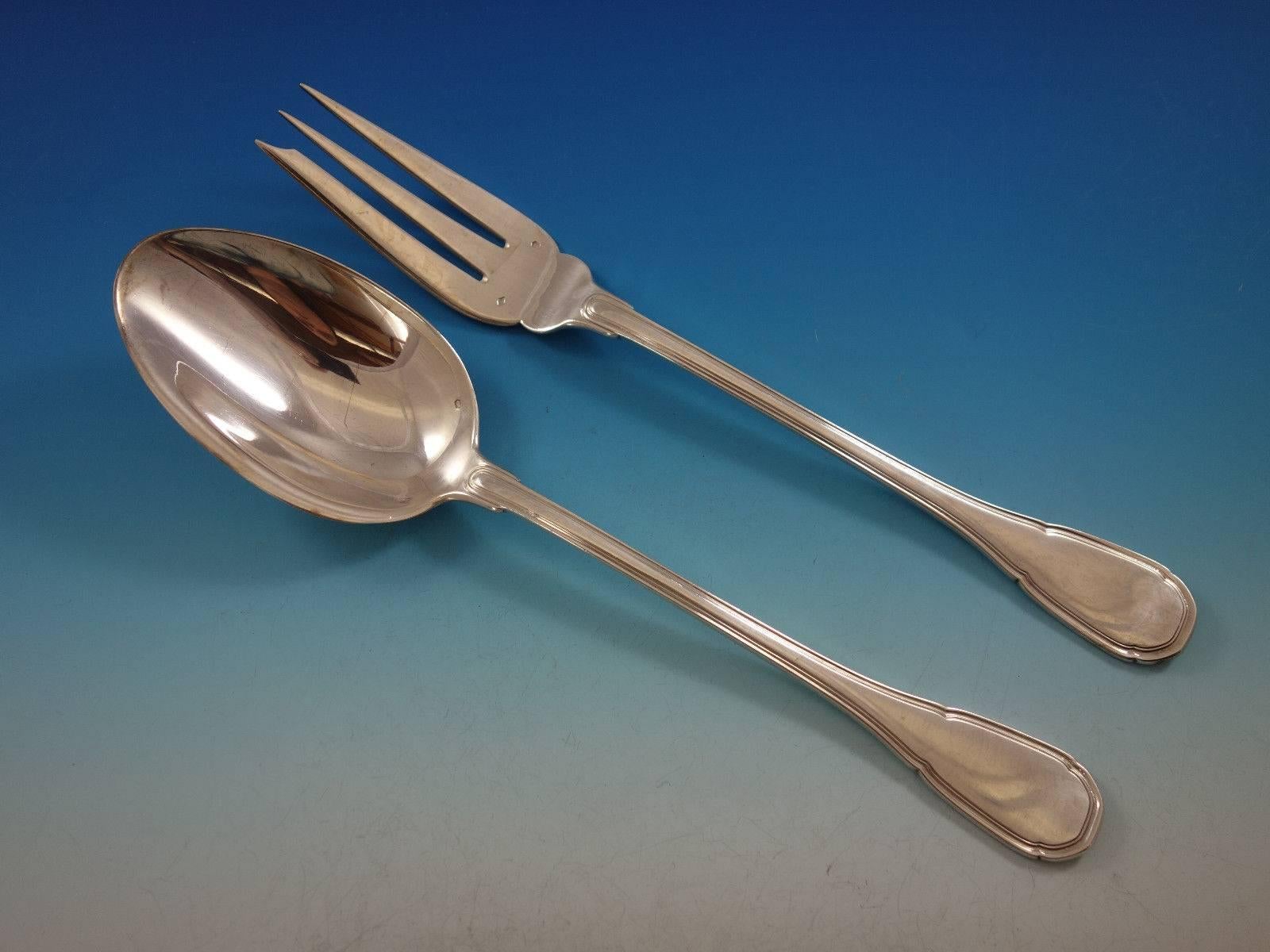 Duquesne by Puiforcat French Sterling Silver Flatware Set for 12 Service 93 Pcs 3