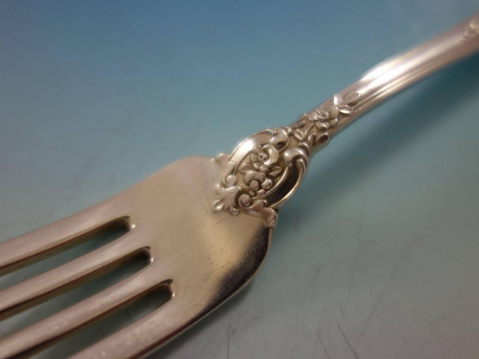 Argent sterling Ensemble de couverts en argent sterling Eloquence by Lunt, huit services, 32 pièces, taille dîner en vente