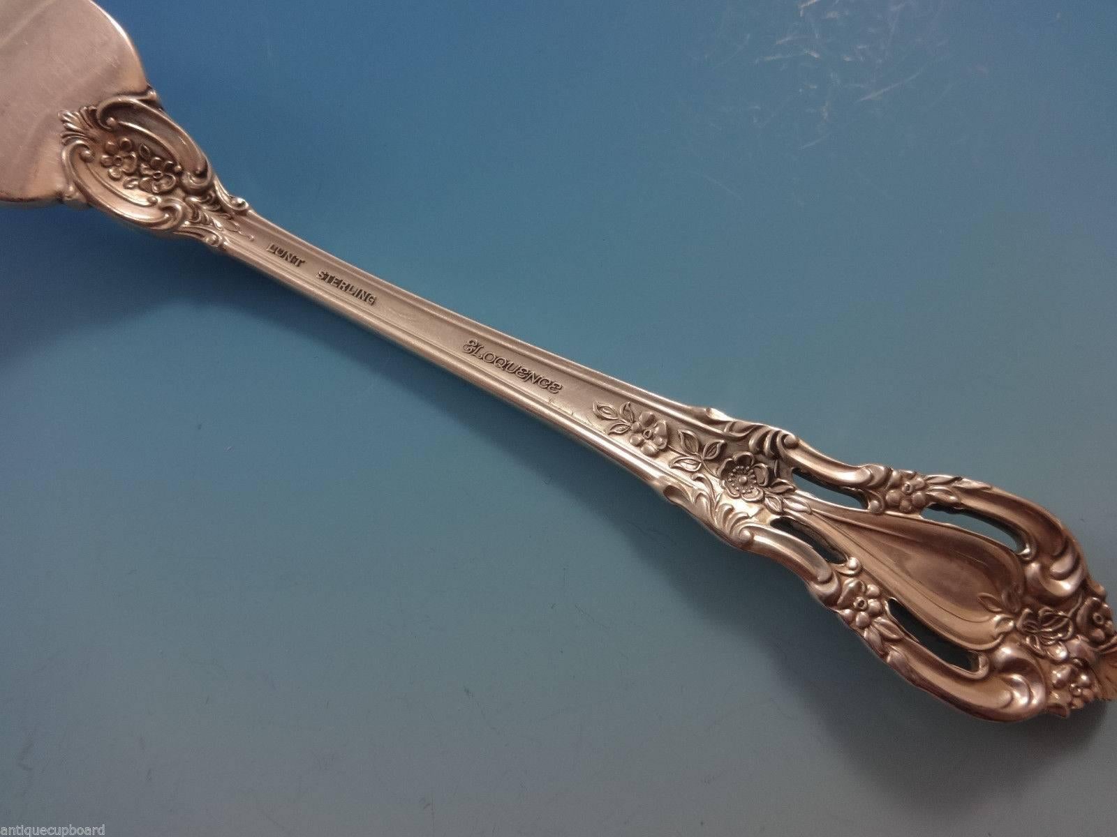 Ensemble de couverts en argent sterling Eloquence by Lunt, huit services, 32 pièces, taille dîner en vente 2