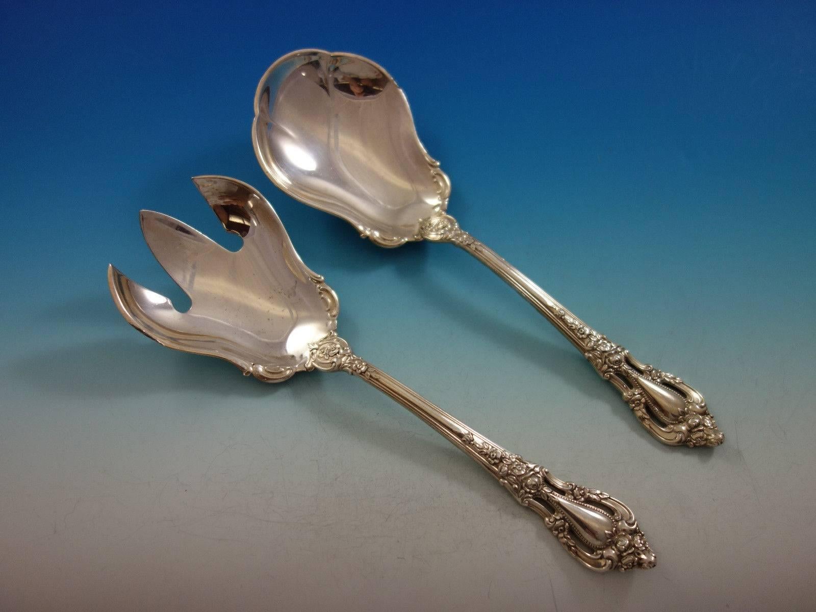 Eloquence by Lunt Sterling Silver Flatware Set for 18 Service 97 Pieces In Excellent Condition For Sale In Big Bend, WI