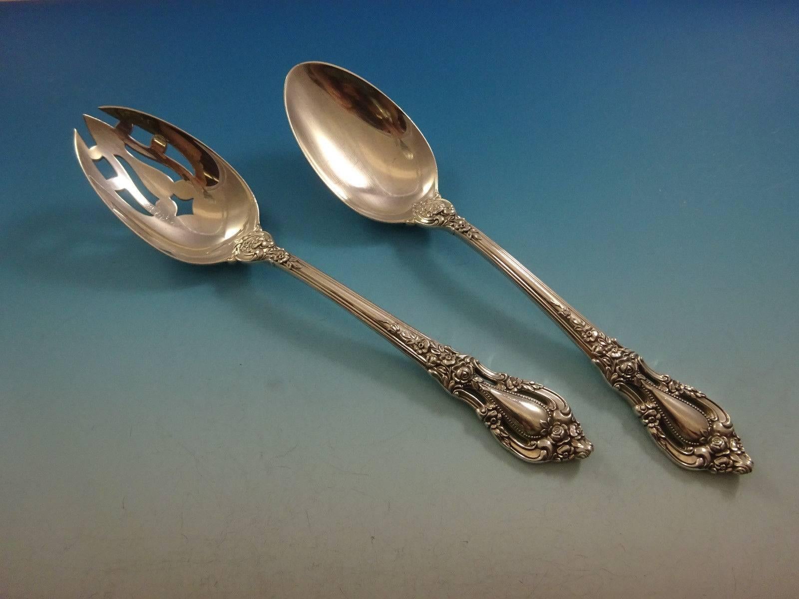 XX secolo Eloquence by Lunt Silver Set di posate in argento sterling per otto servizi 63 pezzi in vendita