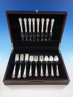Georgian Rose by Reed & Barton Sterling Silver Flatware Set 8 Service 32 Pieces