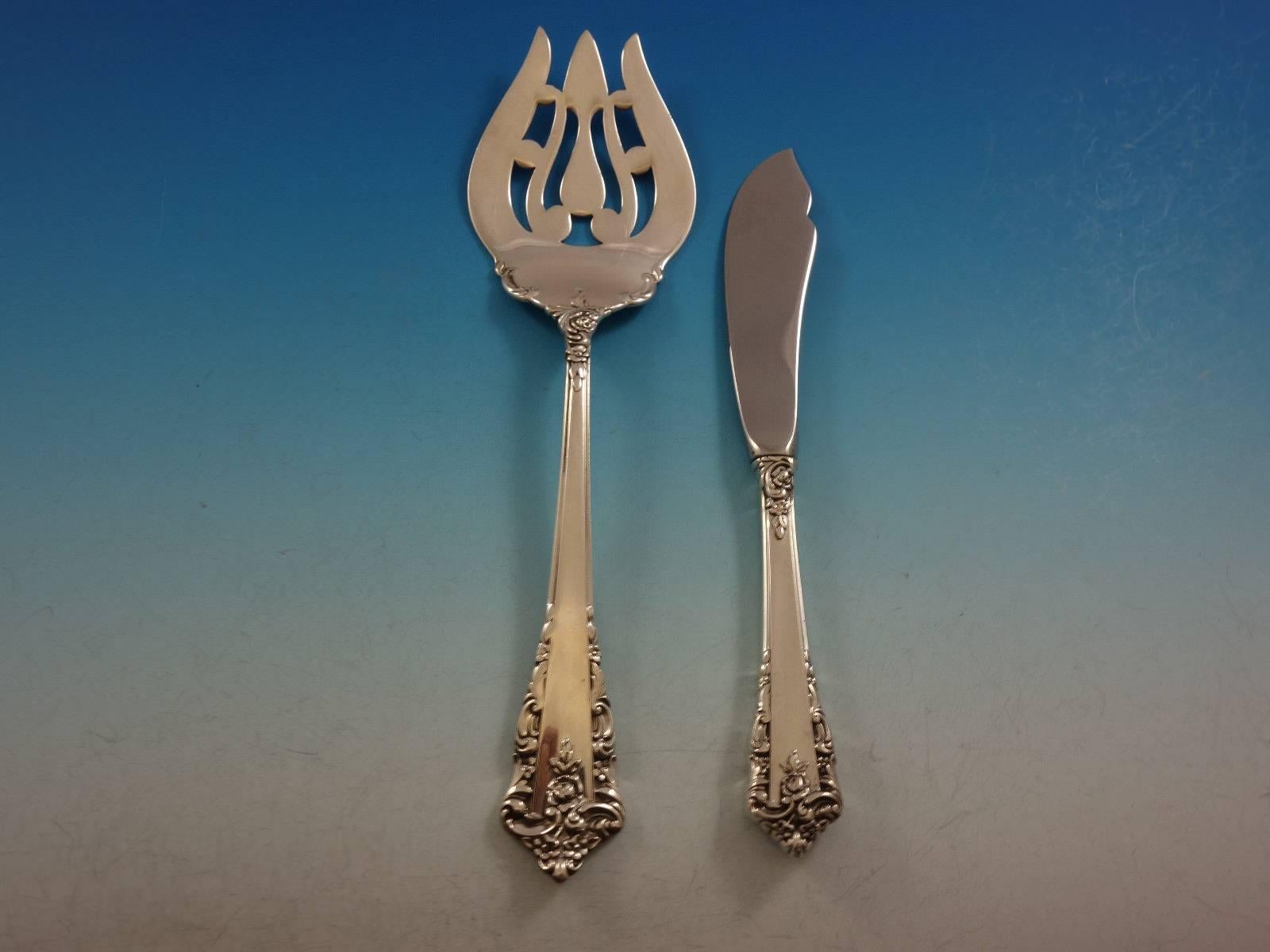 Ensemble de couverts en argent sterling pour 12 personnes, 80 pièces, Rondelay par Lunt en vente 2
