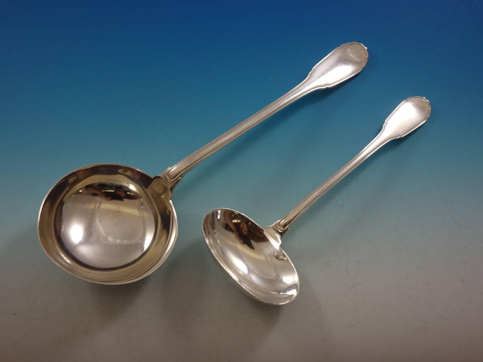 XX secolo Noailles by Puiforcat Servizio di posate in argento 950 francese 231 pezzi in vendita