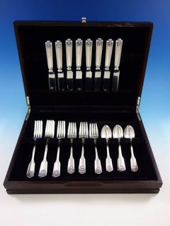 Fiddle Shell by Frank Smith Sterling Silver Flatware Set for 8 Service 32 pcs
