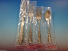 English Provincial Reed & Barton Sterling Silver Flatware Set Service 30 Pcs New