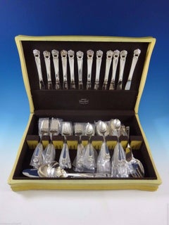 Eternally Yours by 1847 Rogers Silverplate Flatware Set Service for 12 67 Pieces