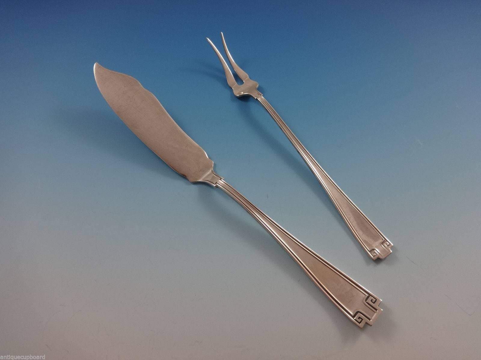 Service de couverts de table en argent sterling pour 12 personnes, 78 pièces, Etruscan par Gorham en vente 1