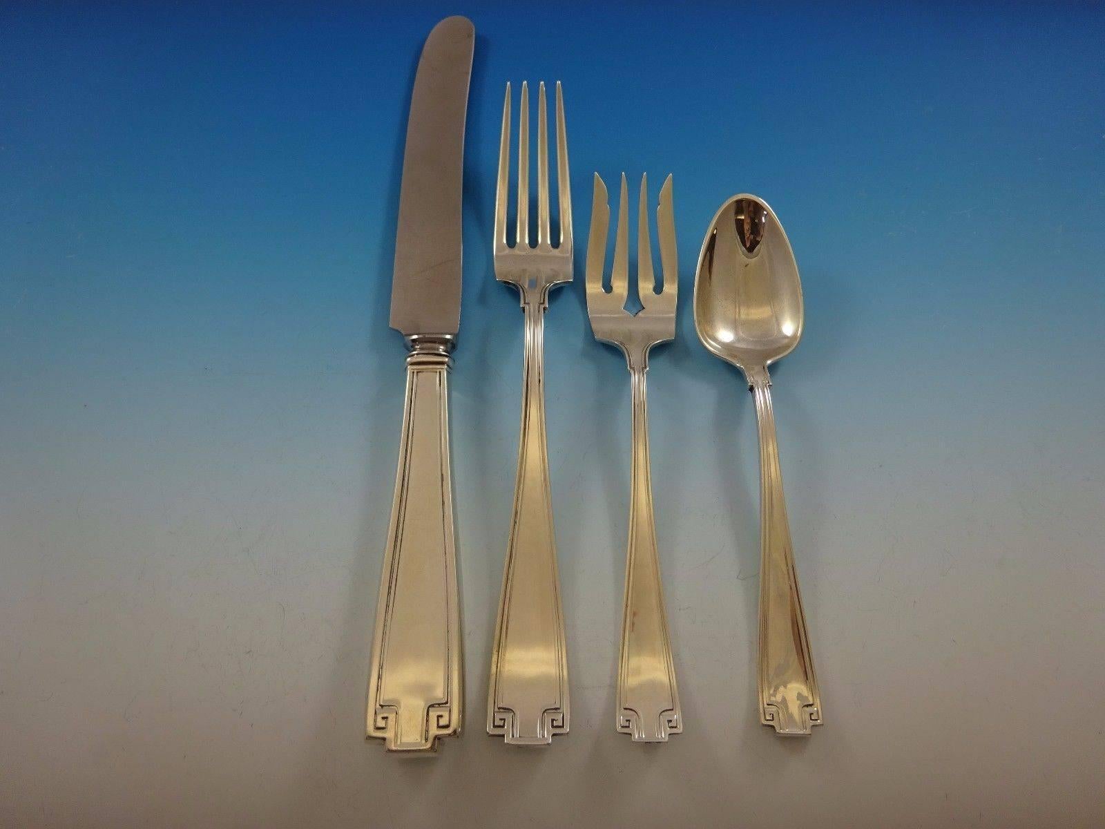 Etruscan by Gorham Sterling Silver Flatware Service For 6 Set 32 Pieces Dinner 2
