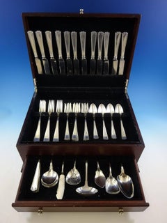 Etruscan by Gorham Sterling Silver Flatware Set 12 Service 66 Pieces