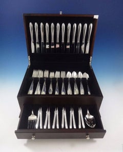 Lasting Spring by Oneida Sterling Silver Flatware Set for 12 Service 63 Pieces