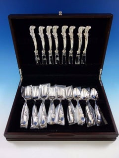 Waltz of Spring by Wallace Sterling Silver Flatware Set for 12 Service 32 Pieces