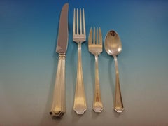 Fairfax by Durgin Gorham Sterling Silver Flatware 12 Service Dinner Set 171 Pcs