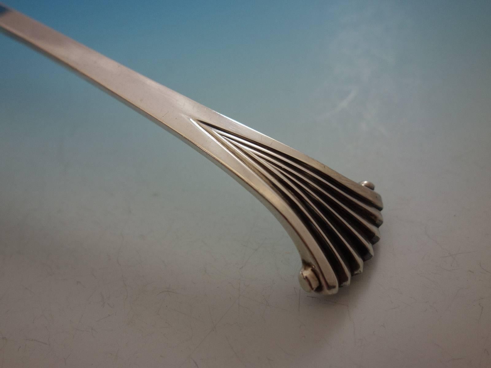 20th Century Onslow by Tuttle Sterling Silver Flatware Set Service 24 Pieces DE Date Marks