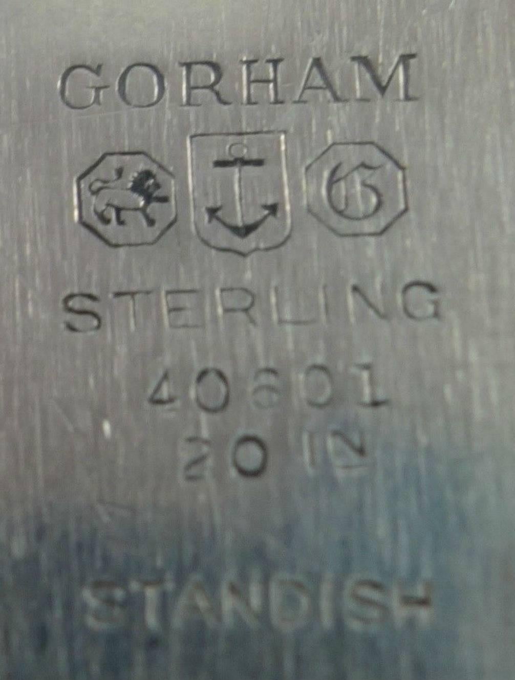 Standish by Gorham Sterling Silver Platter, Marked #40601, Heavy, Hollowware 1