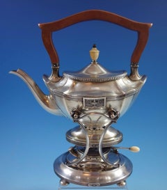 Lansdowne by Gorham Sterling Silver 4 Piece Tea Set Wood Handle Hollowware