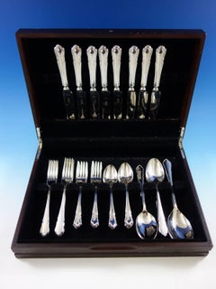 DuBarry by Samuel Peace Sheffield Stainless Steel Flatware Set Service 42 Pieces