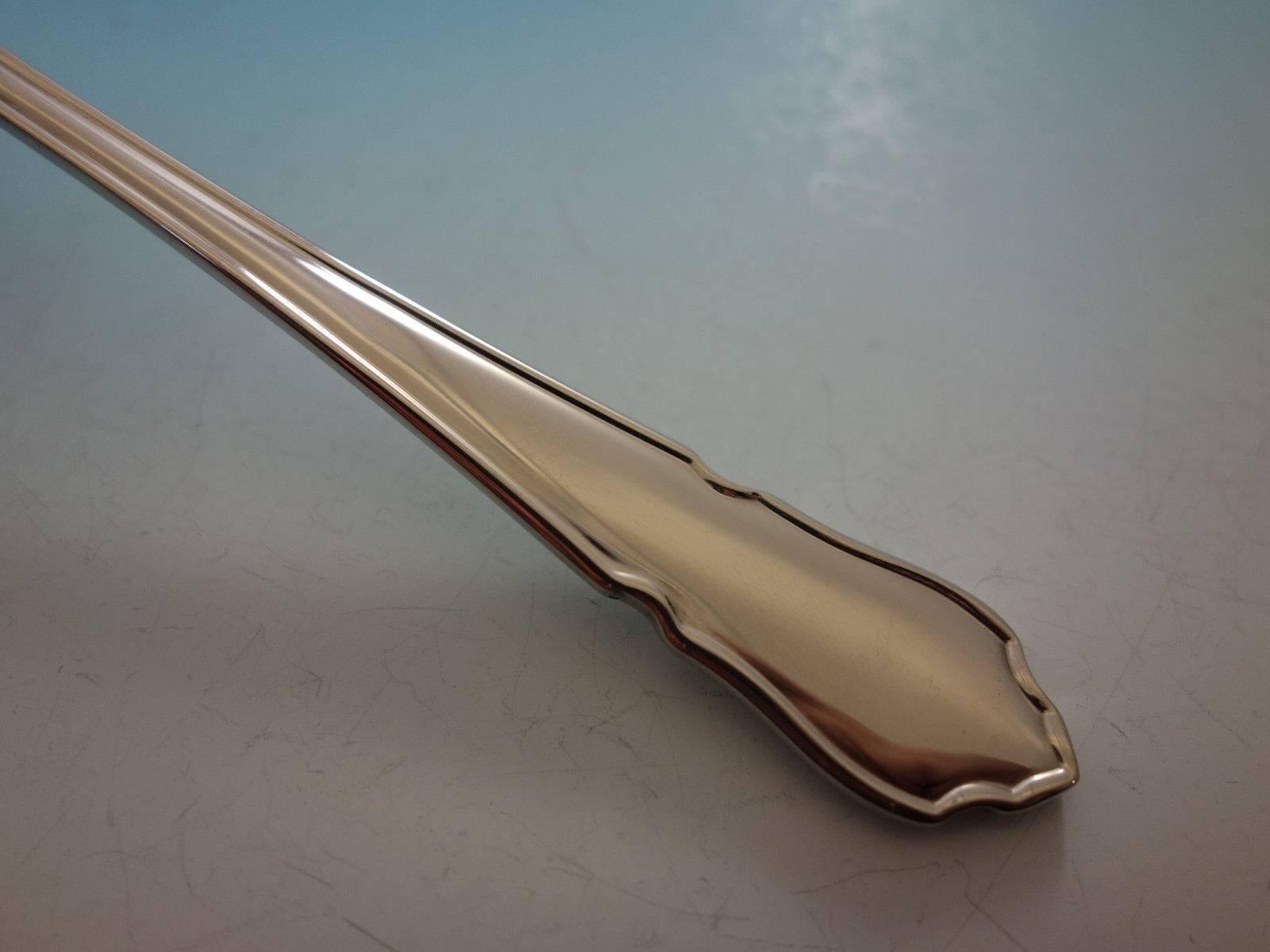 DuBarry by Samuel Peace Sheffield Stainless Steel Flatware Set Service 42 Pieces In Excellent Condition In Big Bend, WI