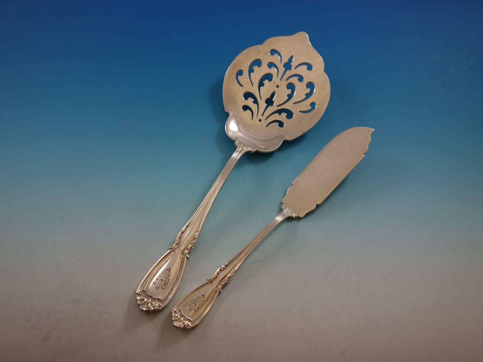Service de couverts en argent sterling Wellington par Durgin pour 12 personnes 146 pièces en vente 1