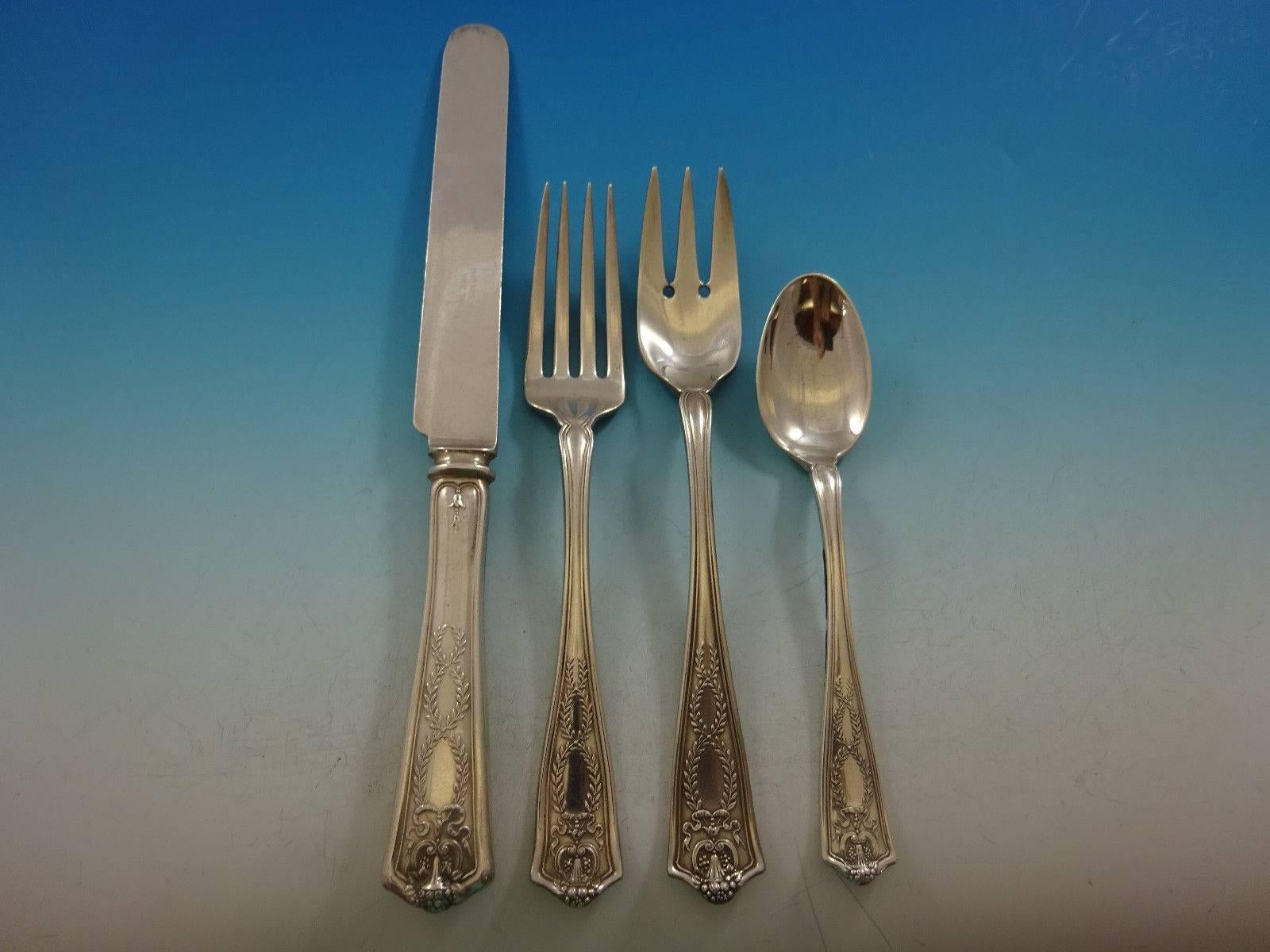 20th Century Winthrop by Tiffany & Co. Sterling Silver Flatware Set 12 Service 131 Pc Dinner