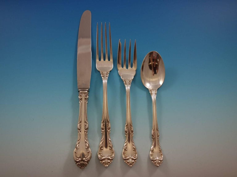 Laurentian by Birks Canada Sterling Silver Flatware Set 12 Service 80