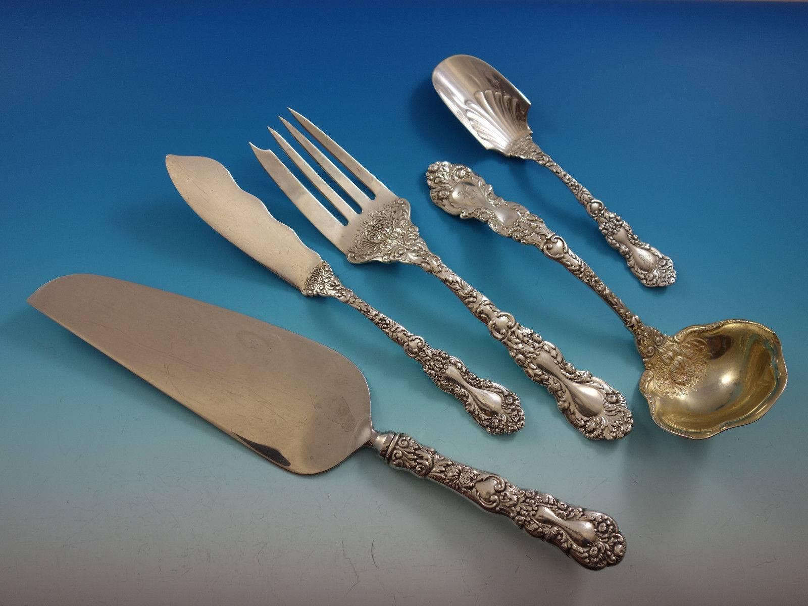 Imperial Chrysanthemum by Gorham Sterling Silver Flatware Set 12 Service 138 Pc 4