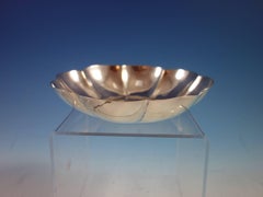 Mexican Mexico Sterling Silver Bowl Petal Shaped Lobed Hollowware