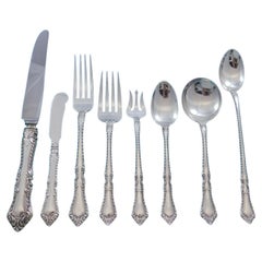 Retro Foxhall by Watson Sterling Silver Flatware Service for 12 Set 105 Pieces No Mono