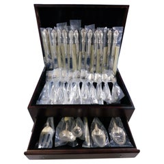 Queen Elizabeth i by Towle Sterling Silver Flatware Set 12 Service 54 Pieces New