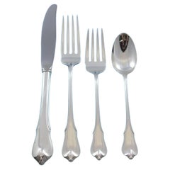 Ensemble de couverts en argent sterling pour 8 personnes 48 pièces Grand Colonial de Wallace