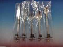 Aegean Weave Gold by Wallace Sterling Silver, Flatware Set for Eight, 47 Pieces