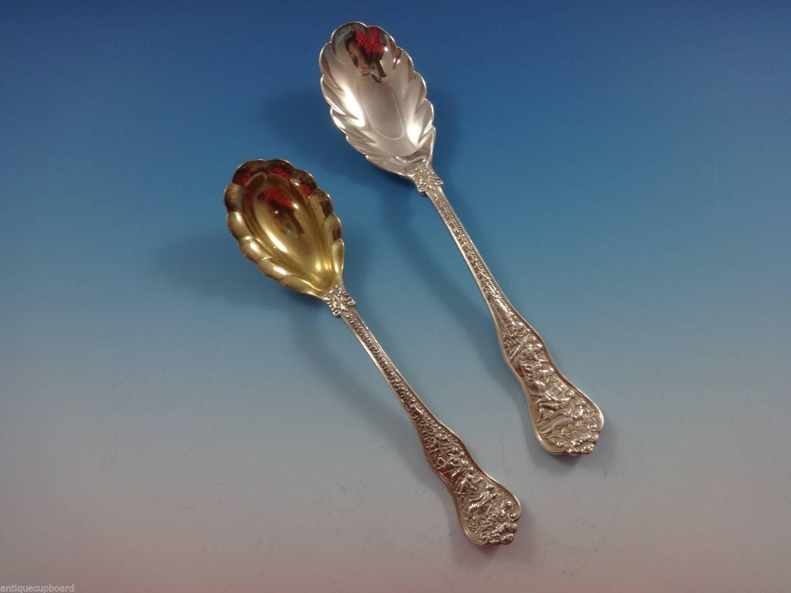 Olympian by Tiffany & Co. Sterling Silver Flatware Set for 12 Service 87 Pieces In Excellent Condition In Big Bend, WI