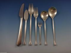 Saphir by A. Michelsen Sterling Silver Flatware Set for 8 Service 60 Pcs, Modern
