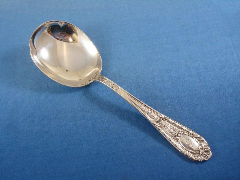 Fontaine By International Sterling Silver Serving Spoon 8 38