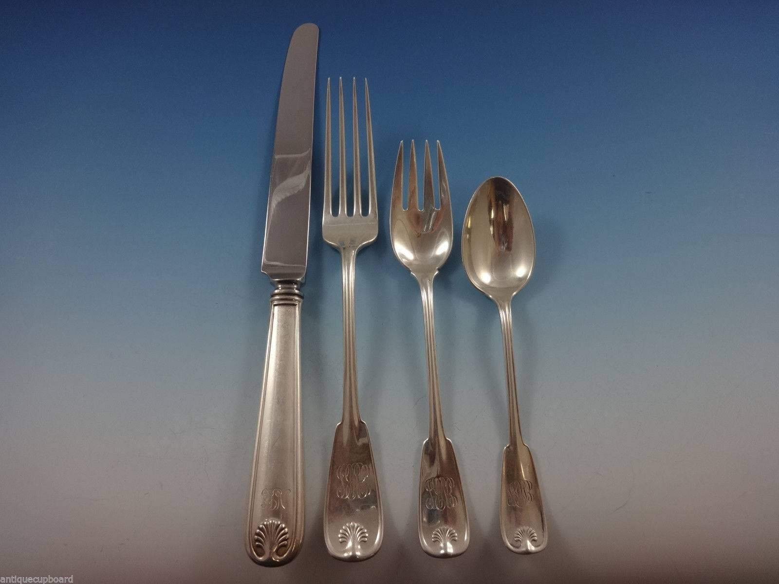 what is the value of an eighty eight piece tiffany & co. palm sterling silver flatware collection
