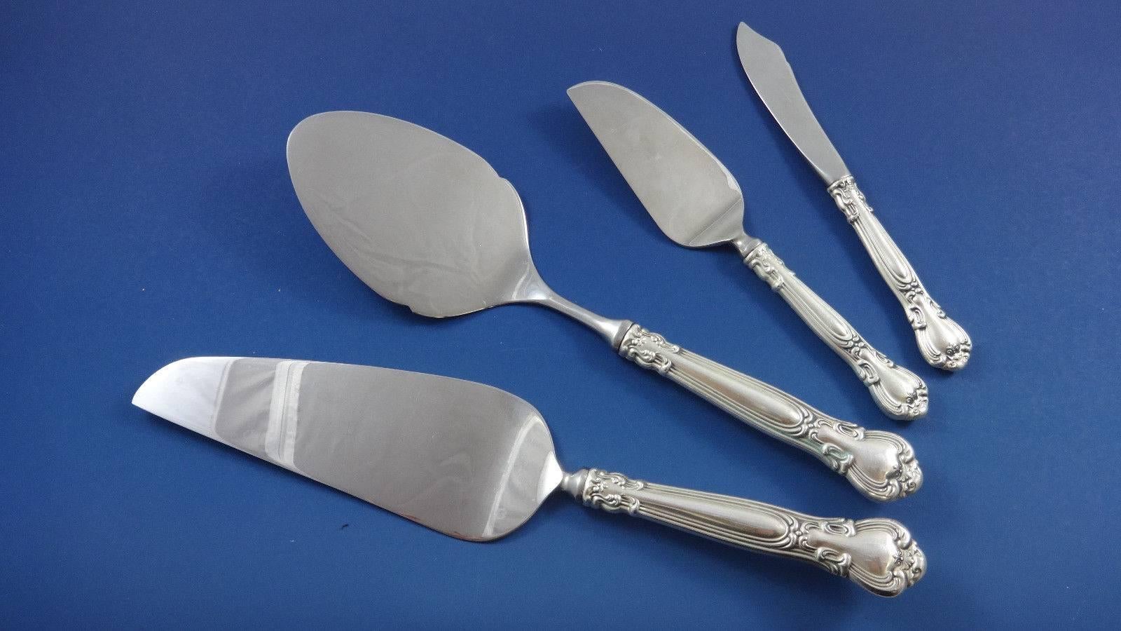 Chantilly by Gorham Sterling Silver Dinner Flatware Set for 12; 111 pieces 1