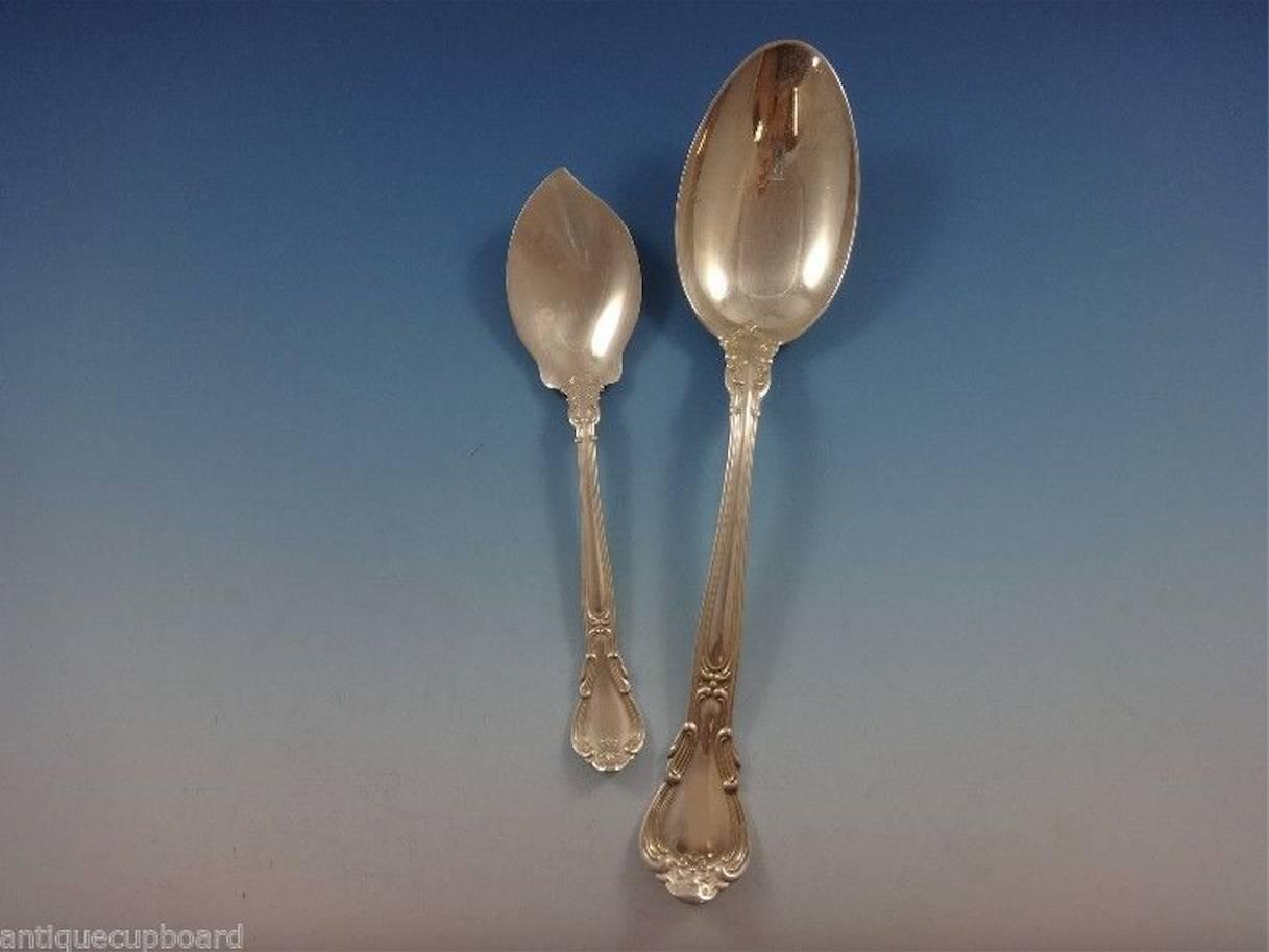 Chantilly by Gorham Sterling Silver Flatware Set for 12 at 1stdibs