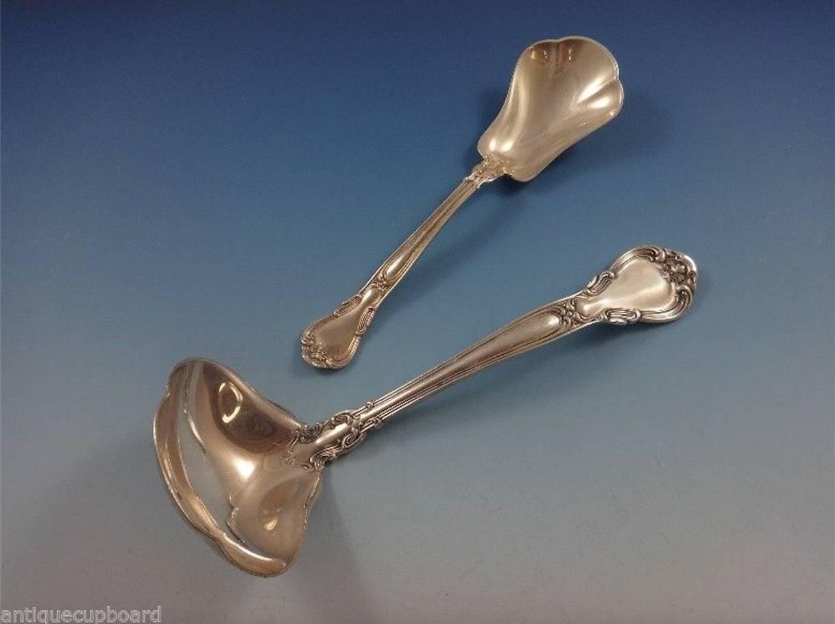 Chantilly by Gorham Sterling Silver Flatware Set for 12 at 1stdibs