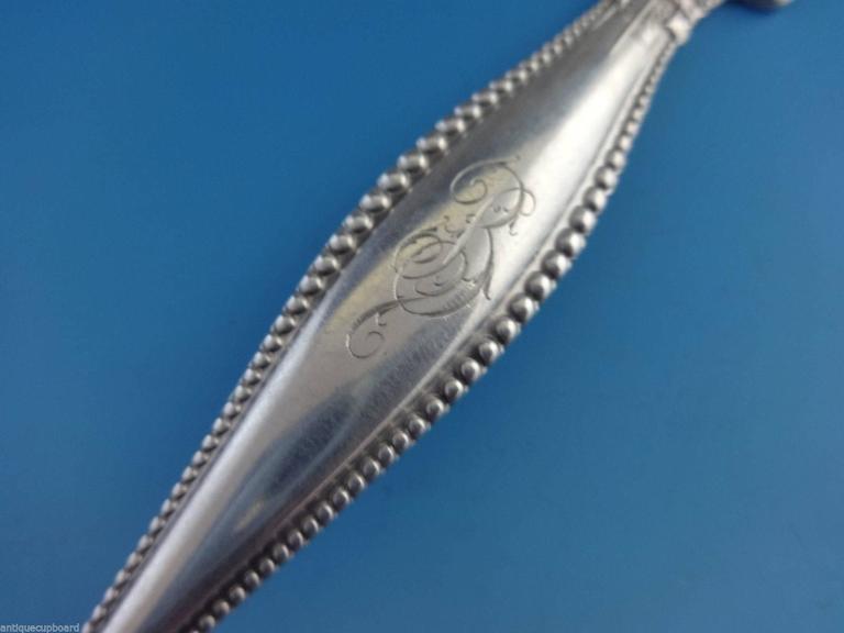 Sandringham by Shiebler Sterling Silver Huge Flatware Set in Fitted Box "B" Mono For Sale at 1stdibs