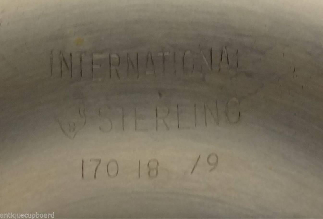 Mid-20th Century La Paglia International Sterling Silver Sherbet Cups Set of 8 in Box, Hollowware