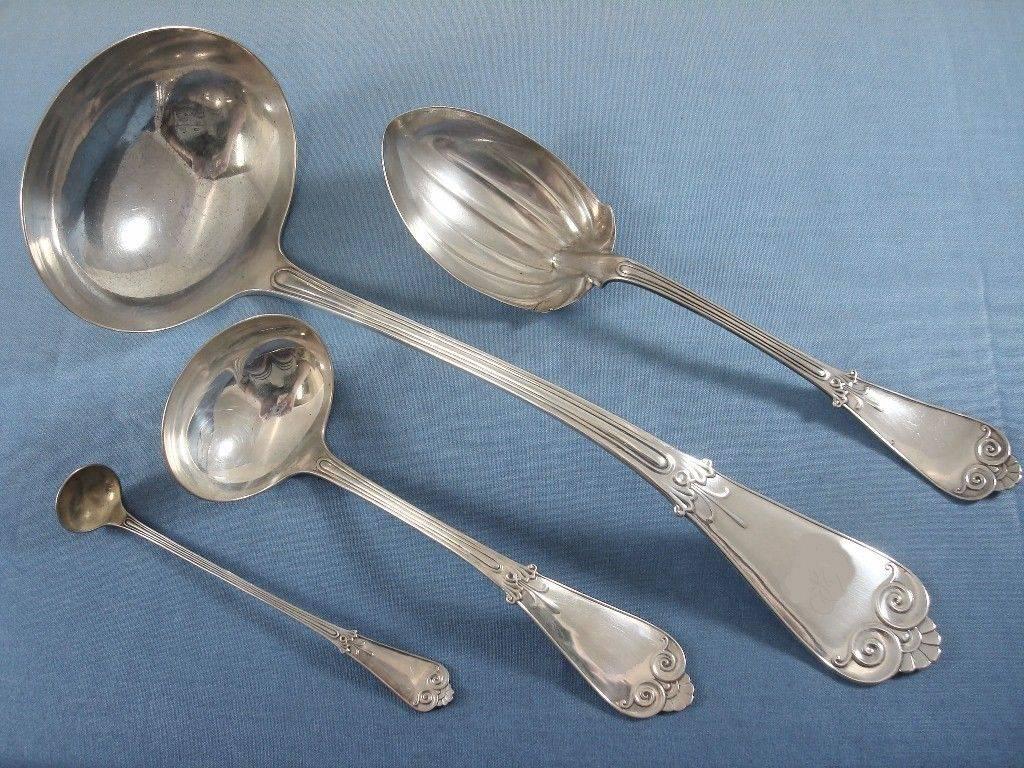 Mid-19th Century Beekman by Tiffany & Co. Sterling Silver Flatware Set Service 173 Pieces