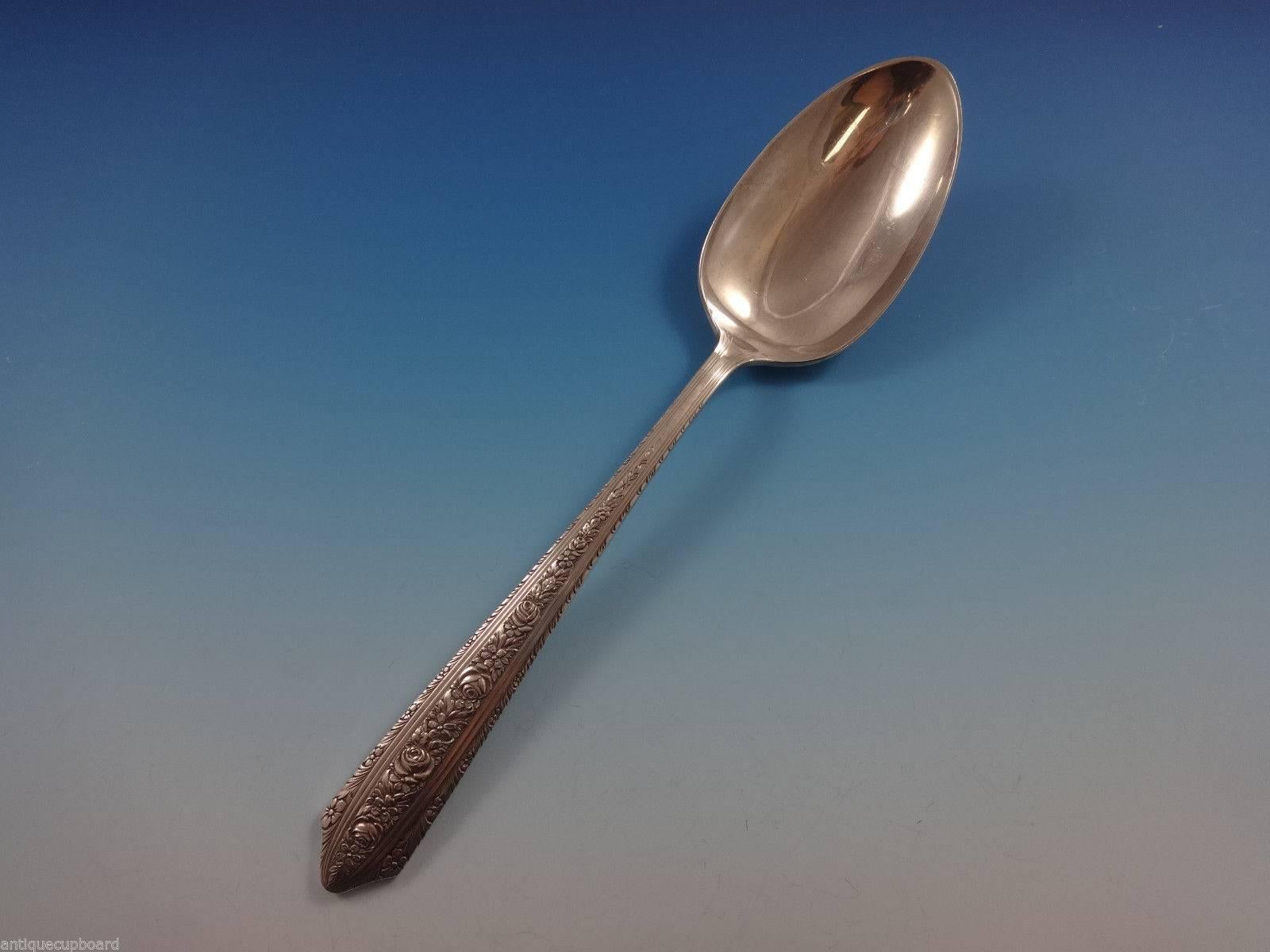 Juego de Cubiertos de Plata de Ley Normandie by Wallace para 12 Servicios, 99 Piezas Plata esterlina en venta