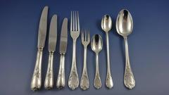 Service de couverts en argent Marly by Christofle pour un ensemble de six:: France