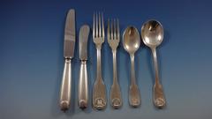 Vendome Arcantia by Christofle Silver Plate Flatware Service 12 Set 72 Pc France
